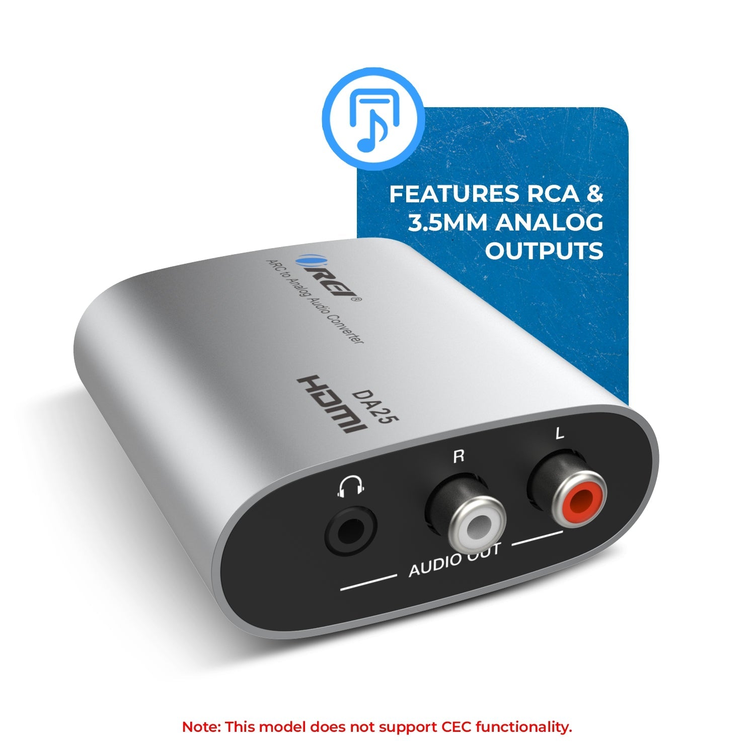 DA25 eARC/ARC to analog audio converter (DA25)