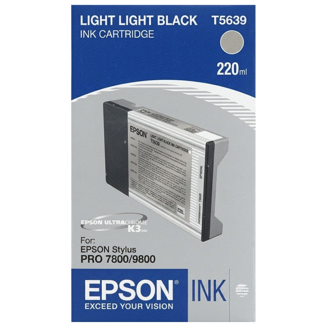 New, Pre-Owned - Epson T5639 Light Light Black Ink Cartridge