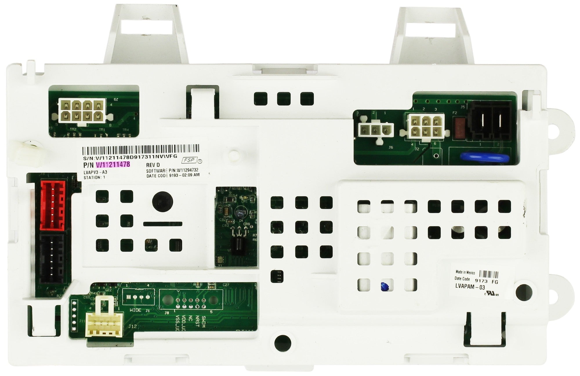 Whirlpool Washer W11211478 Main Control Board