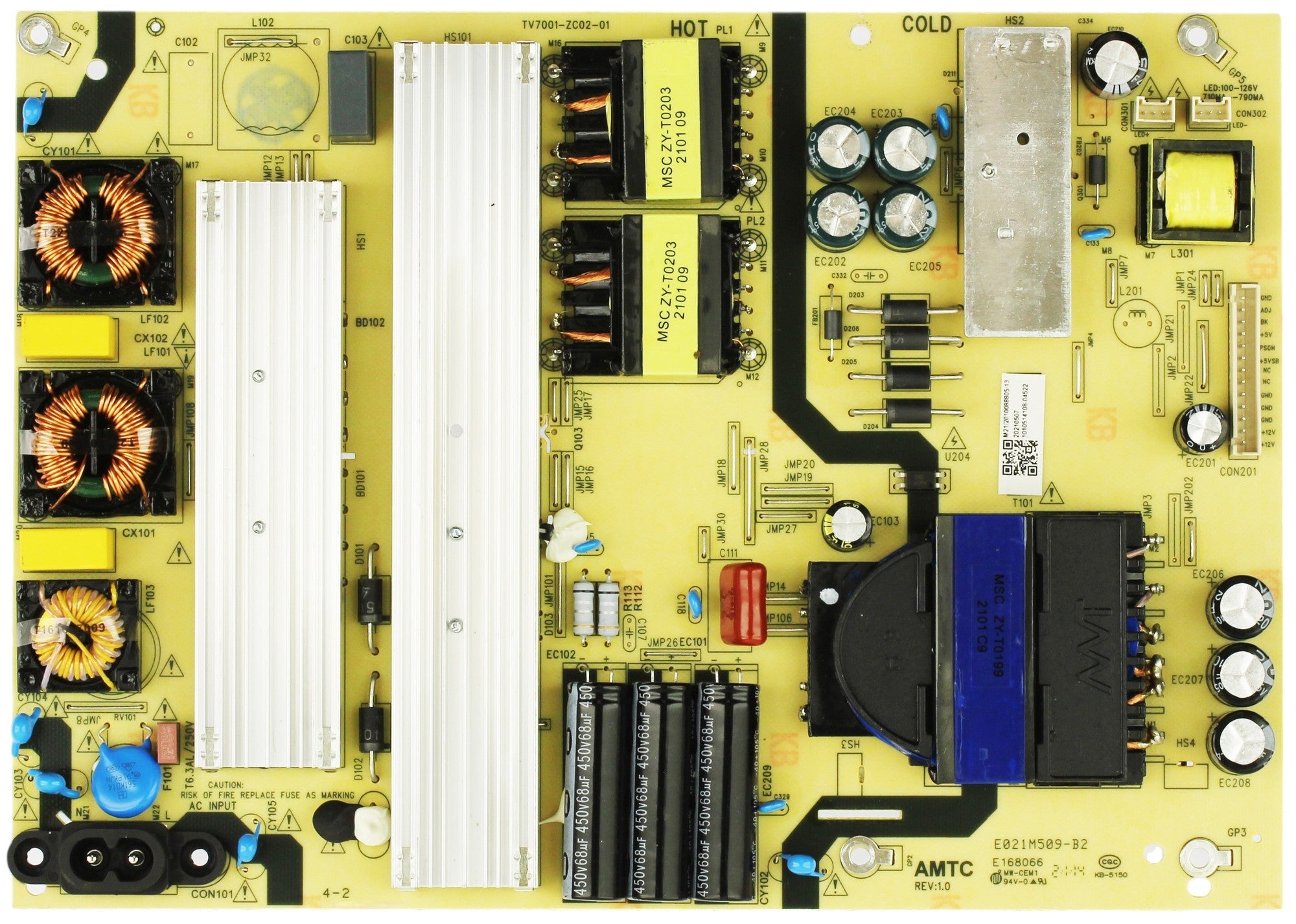 Westinghouse 514C7001M21 Power Supply Board for WR70UT4210