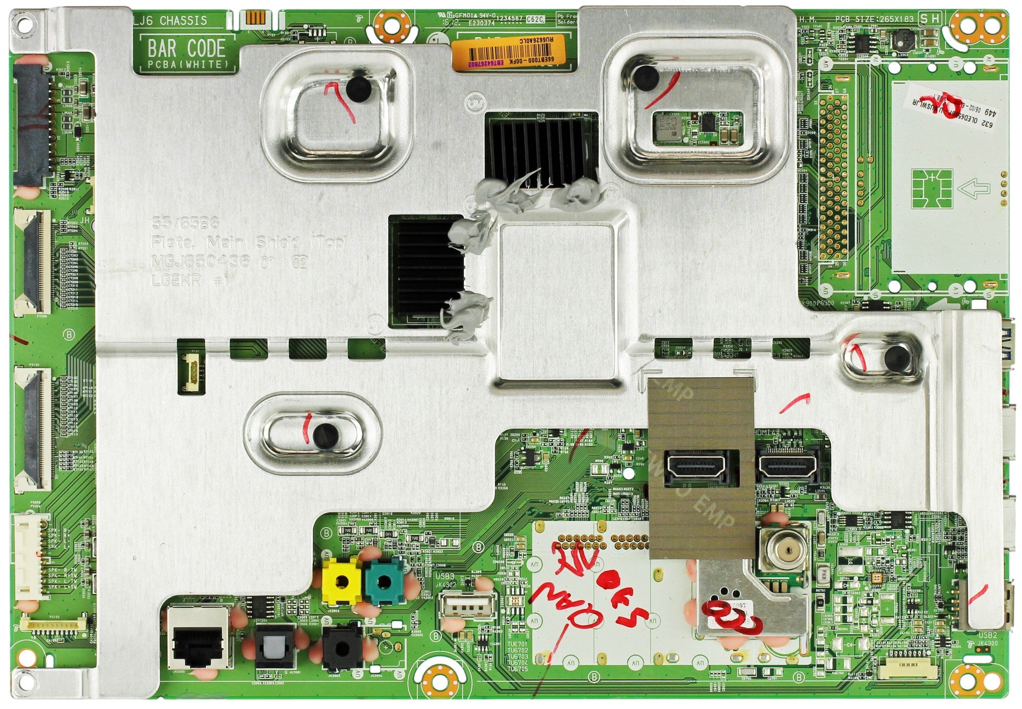 LG EBT64267802 Main Board for OLED65B6P-U.BUSWLJR