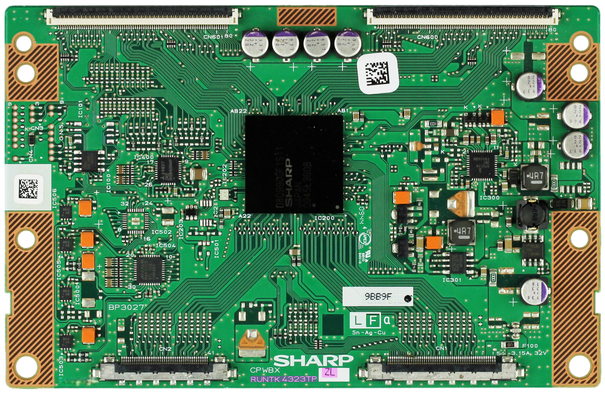 RUNTK4323TPZL LG T-Con, CPWBX4323TPZL, 52LD550-UB