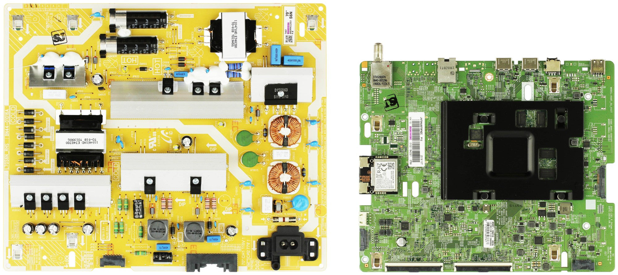 Samsung UN70NU6900FXZA (Version YA02) Complete LED TV Repair Parts Kit