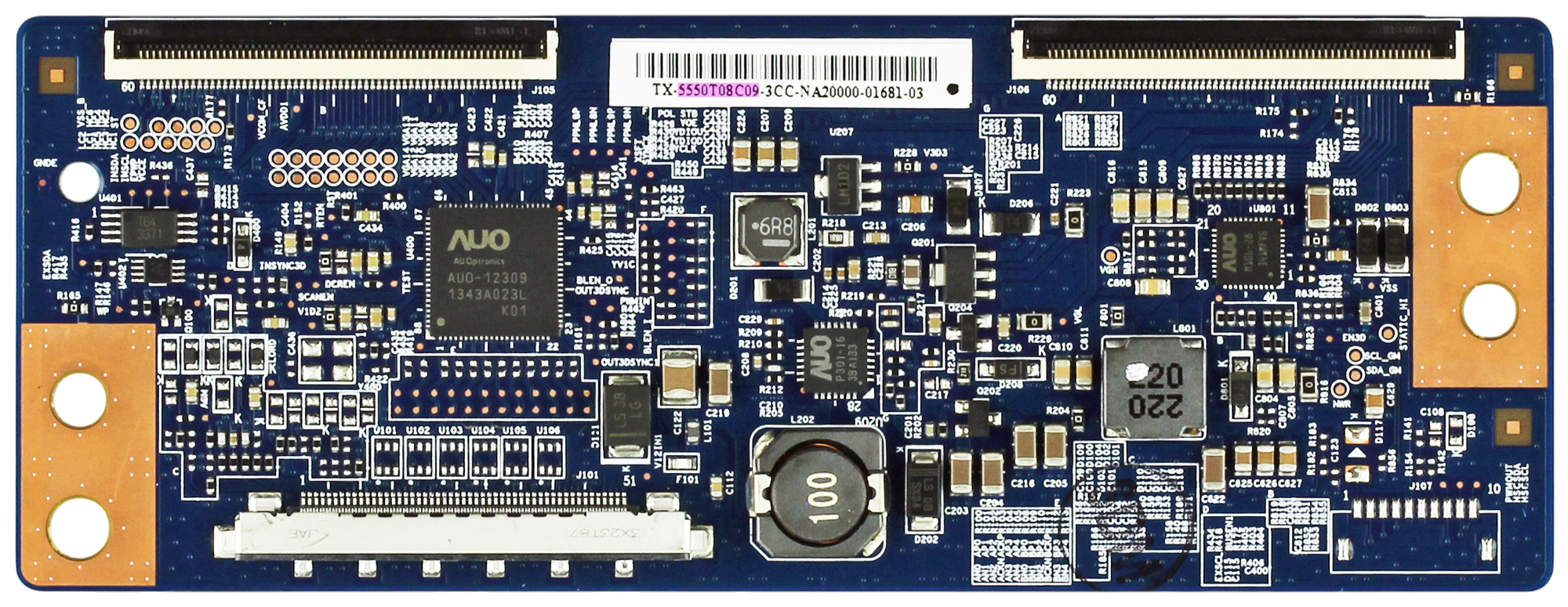 Sanyo 55.50T08.C09 (50T10-C02 / T500HVD02.0) T-Con Board for DP50E84 / P50E84-00