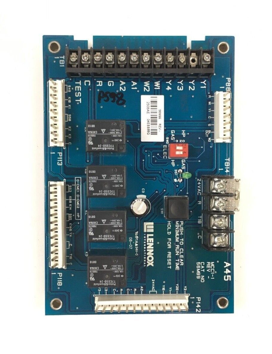 Lennox Control Board MCC1-1 56M99 used #P598