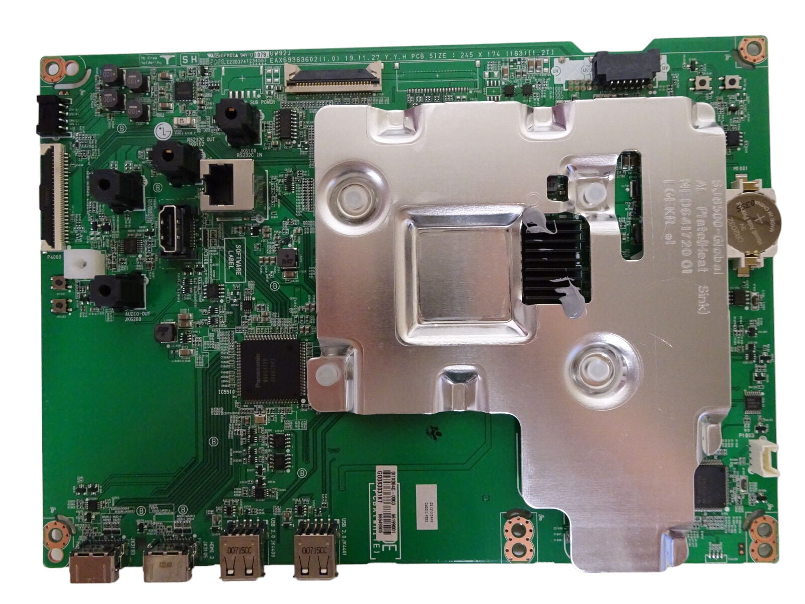 LG EBU66199001 Main Board for 50UL3G-B