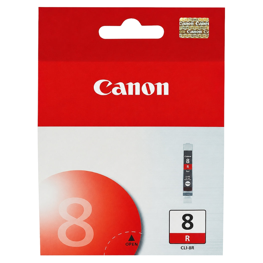 New, Pre-Owned - Canon CLI-8 Color Standard Yield Red Ink Tank, 0626B002