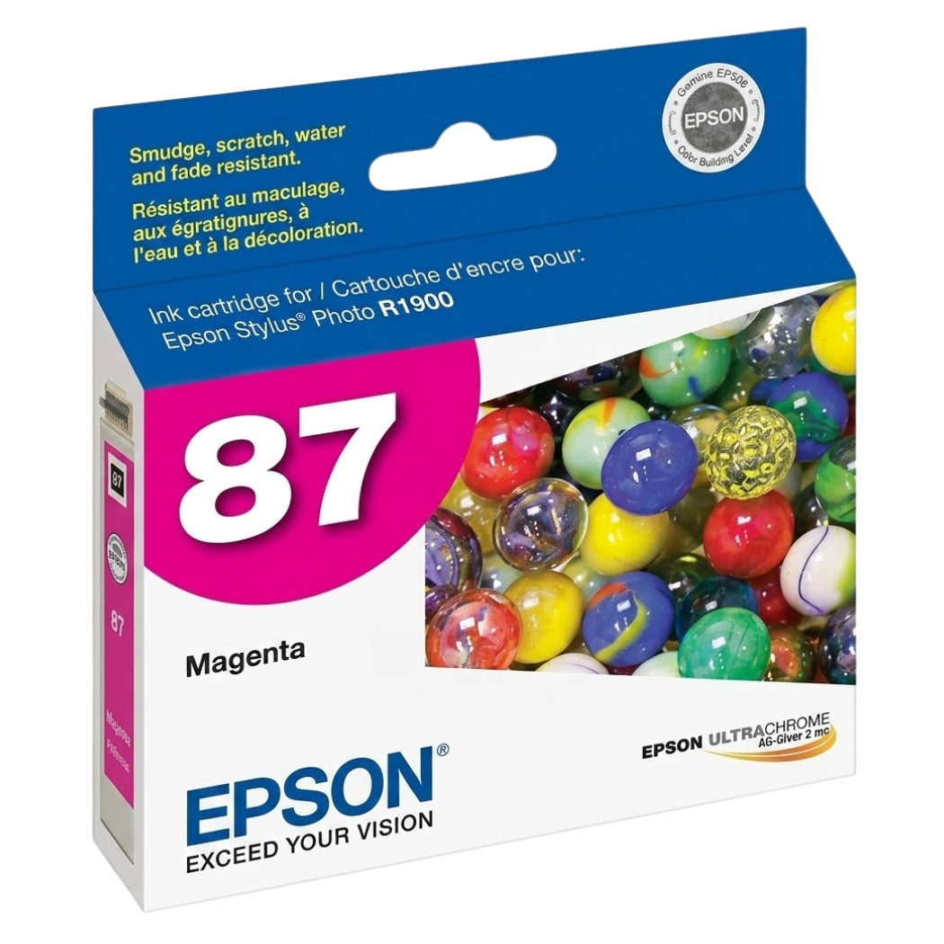 New, Pre-Owned - Epson 87 (T0873) Magenta Ink Cartridge