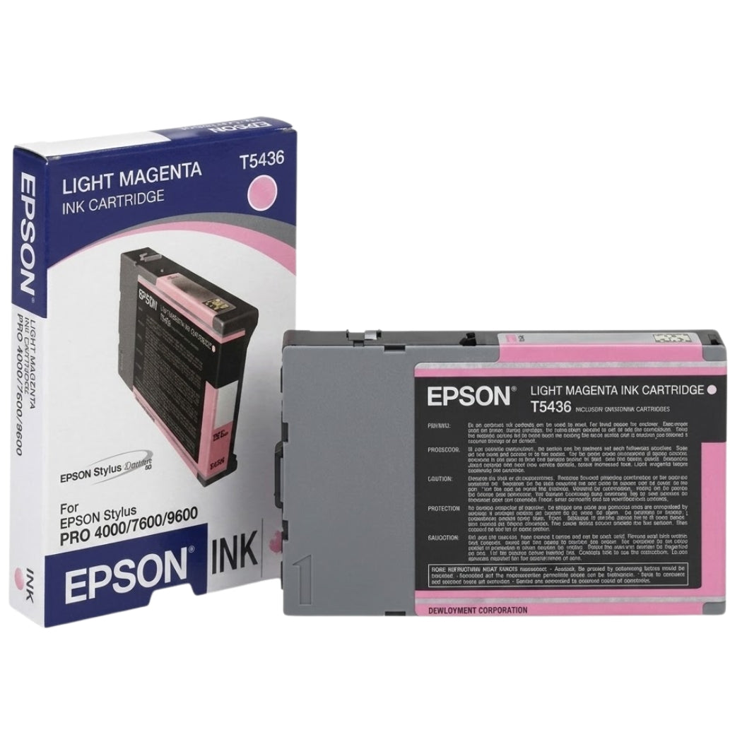 New, Pre-Owned - Epson T543 110ml Standard-Yield Light Magenta Ink Cartridge, T543600
