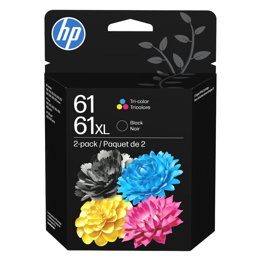 New, Pre-Owned - HP 61XL Black and 61 Color Ink Cartridge