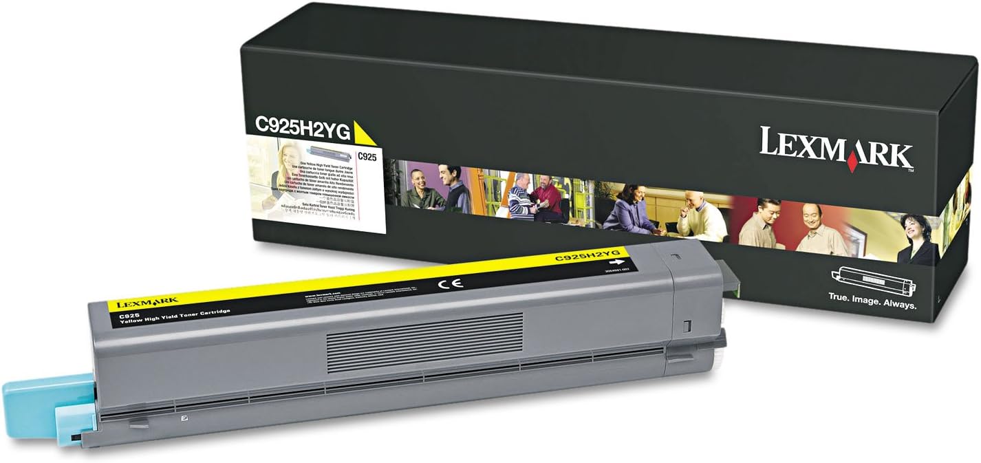 New, Pre-Owned - Lexmark C925 High Yield Yellow Toner Cartridge, C925H2YG