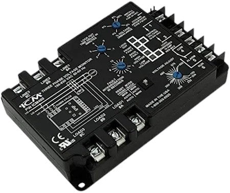 ICM400 3 Phase Line Voltage Monitor - Delay on Break Timer (.1-5 Minutes)