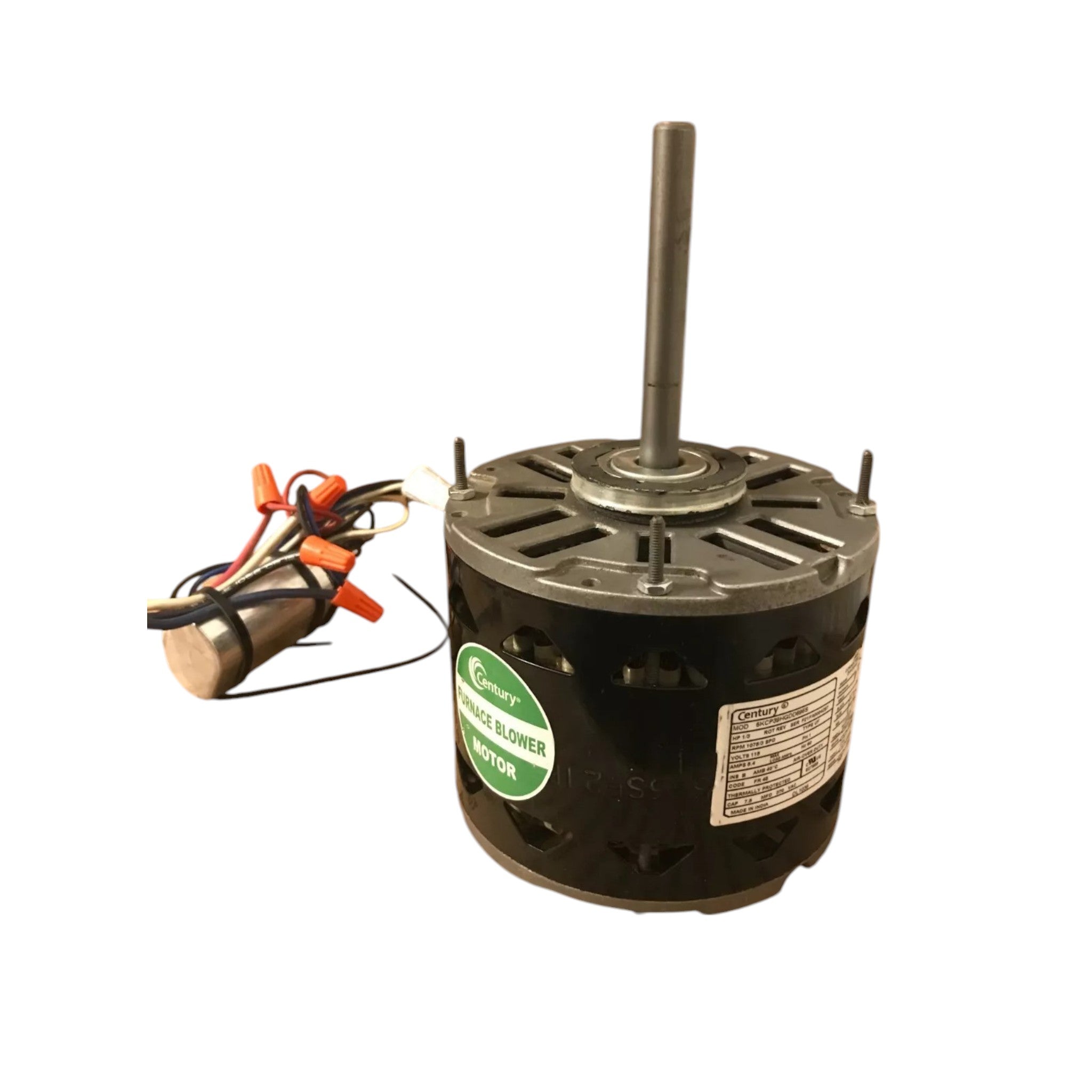 CENTURY 5KCP39HGDD622S FURNACE BLOWER MOTOR 1/3 HP 1075 RPM 3 SPEED