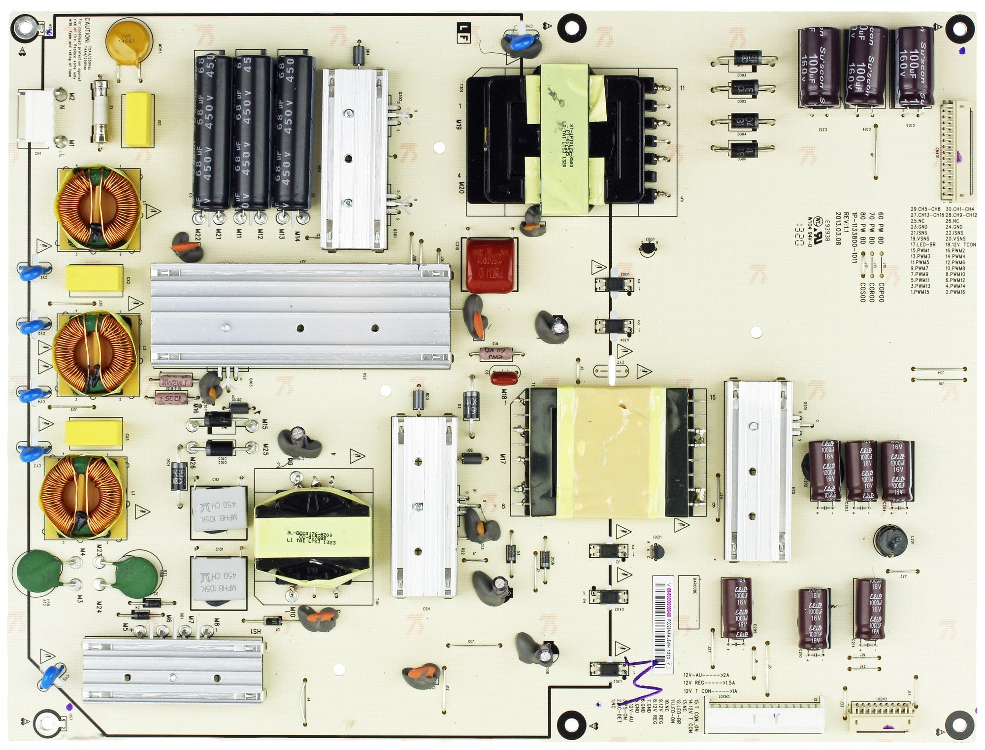 Vizio 09-80COS000-00 Power Supply Unit