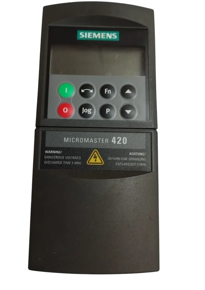 Siemens 6SE6420-2UD13-7AA0 (Untested) MICROMASTER 420 UNFILTERED 3AC 380-480V