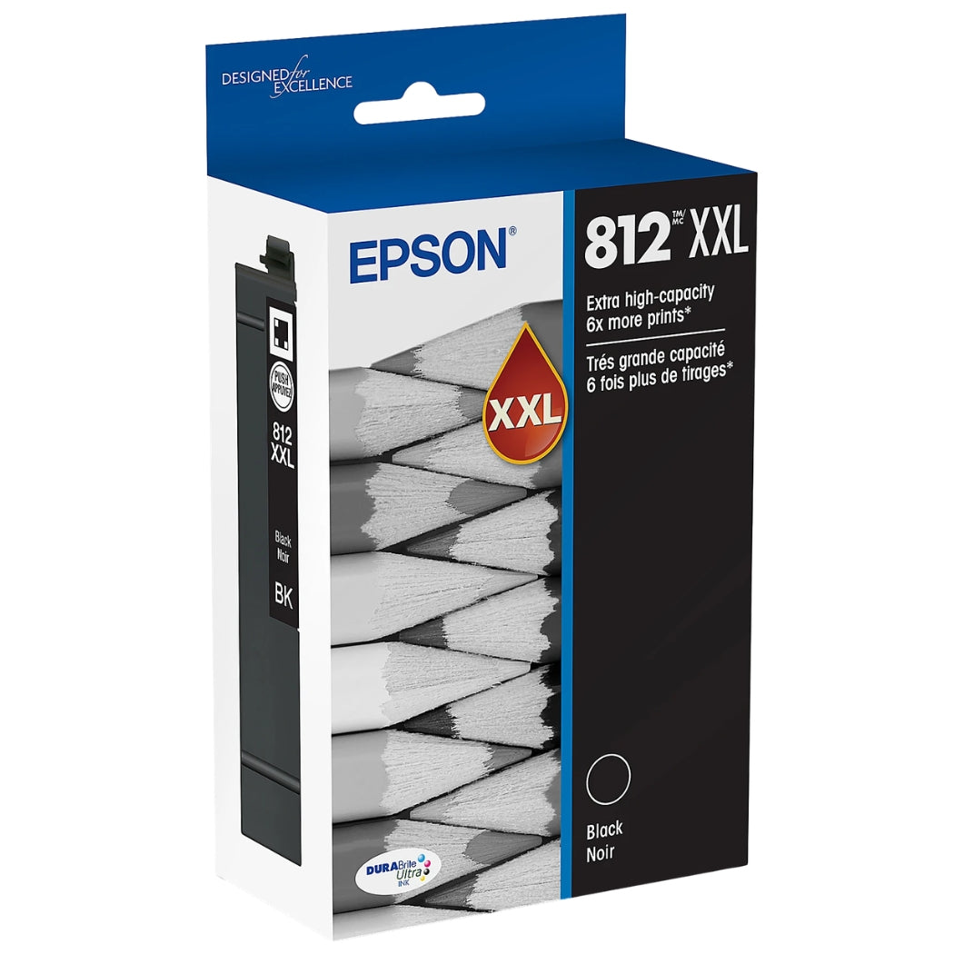 New, Pre-Owned - Epson T812XXL Black Extra High Yield Ink Cartridge (T812XXL120-S)