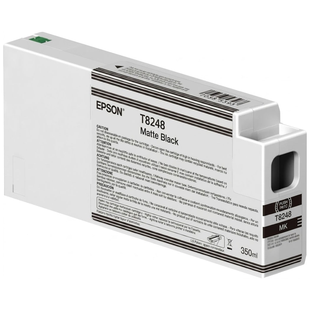 New, Pre-Owned - Epson 824 Matte Black Ink Cartridge, T824800