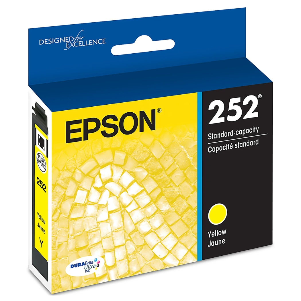 New, Pre-Owned - Epson 252 Yellow Ink Cartridge