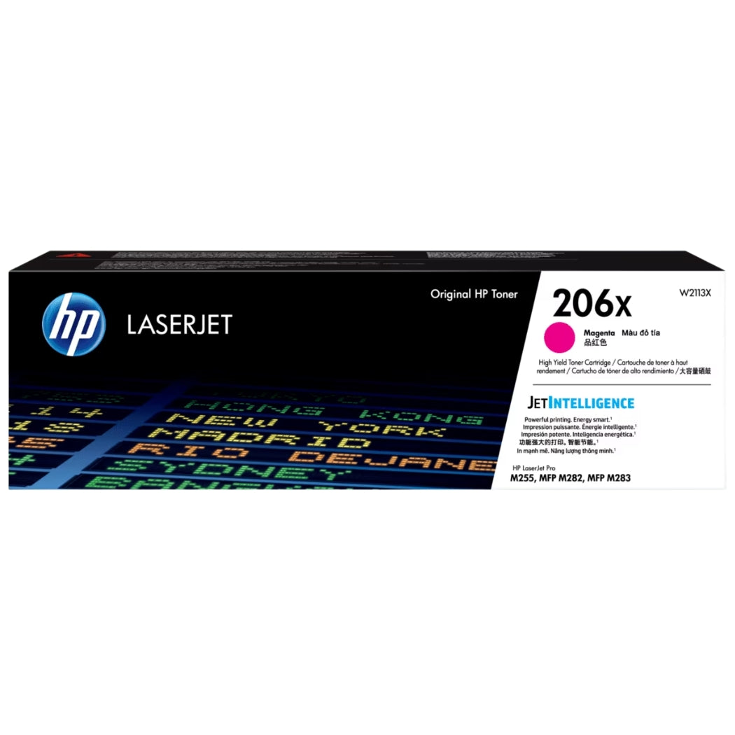 New, Pre-Owned - HP 206X High-Yield Magenta Laser Toner Cartridge, W2113X