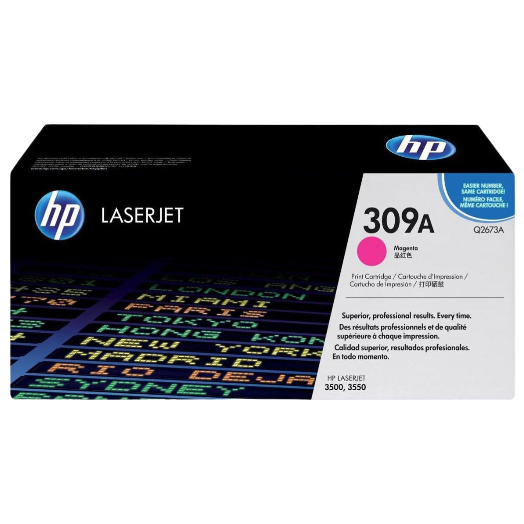 New, Pre-Owned - HP 309A Standard-Yield Magenta Toner Cartridge, Q2673A