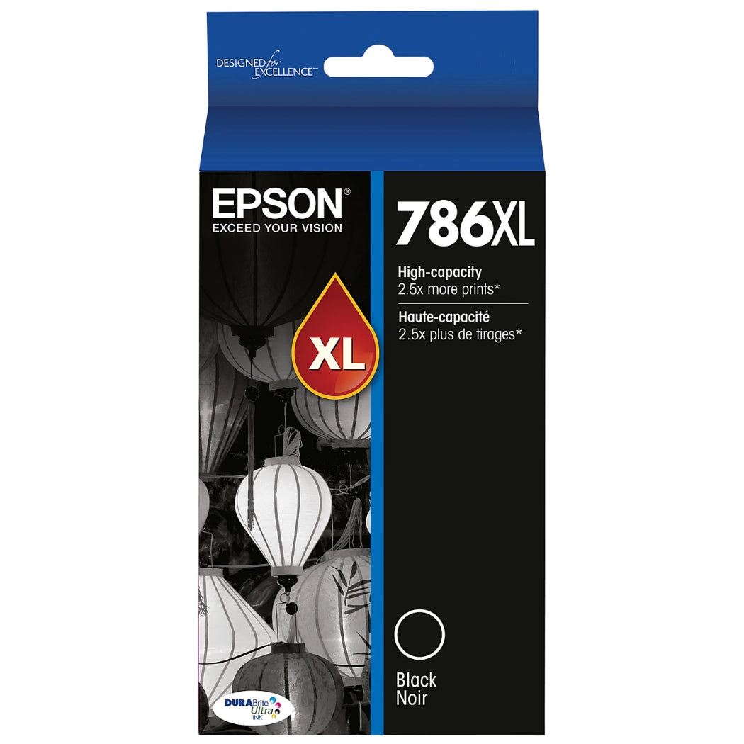 New, Pre-Owned - Epson 786XL High Yield Black Ink Cartridge