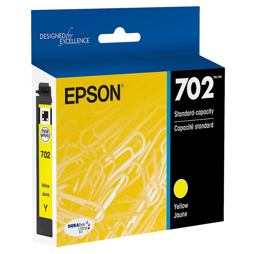 New, Pre-Owned - Epson T702 Yellow Standard Yield (T702420-S) Ink Cartridge