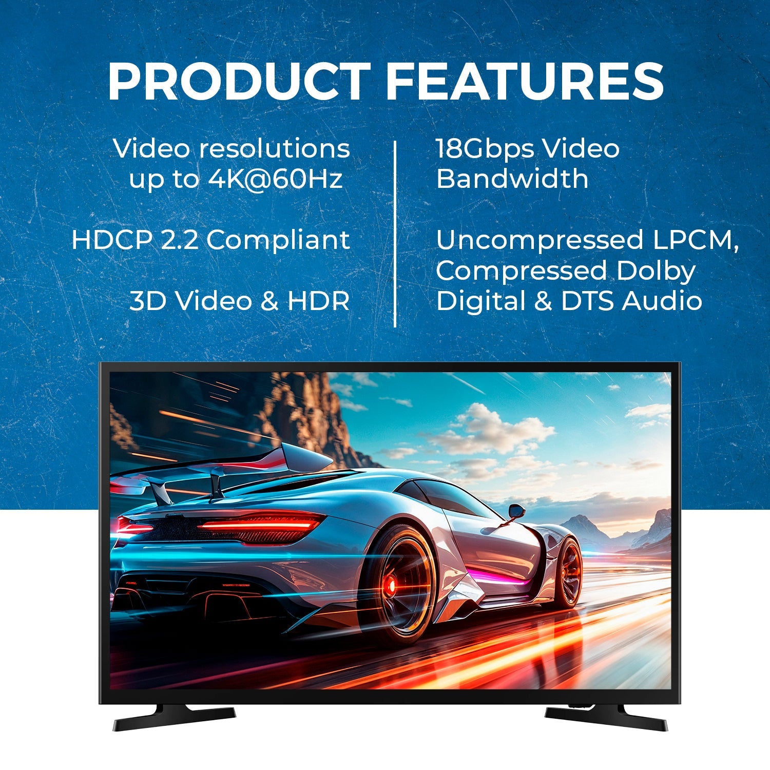 4K@60Hz 1x8 HDMI Splitter (Downscaler) UHD-PRO108