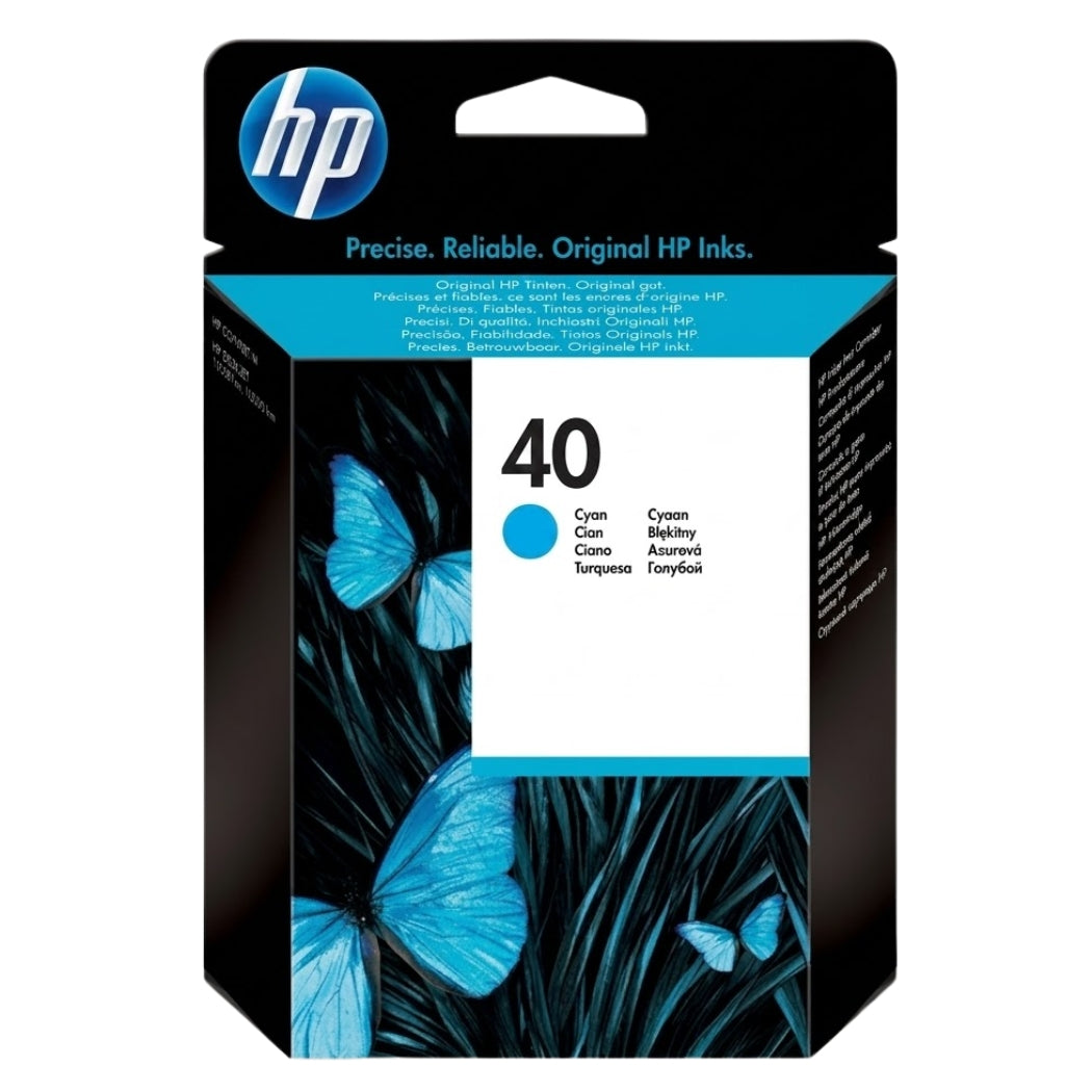 New, Pre-Owned - HP 40 Cyan (51640C) Ink Cartridge