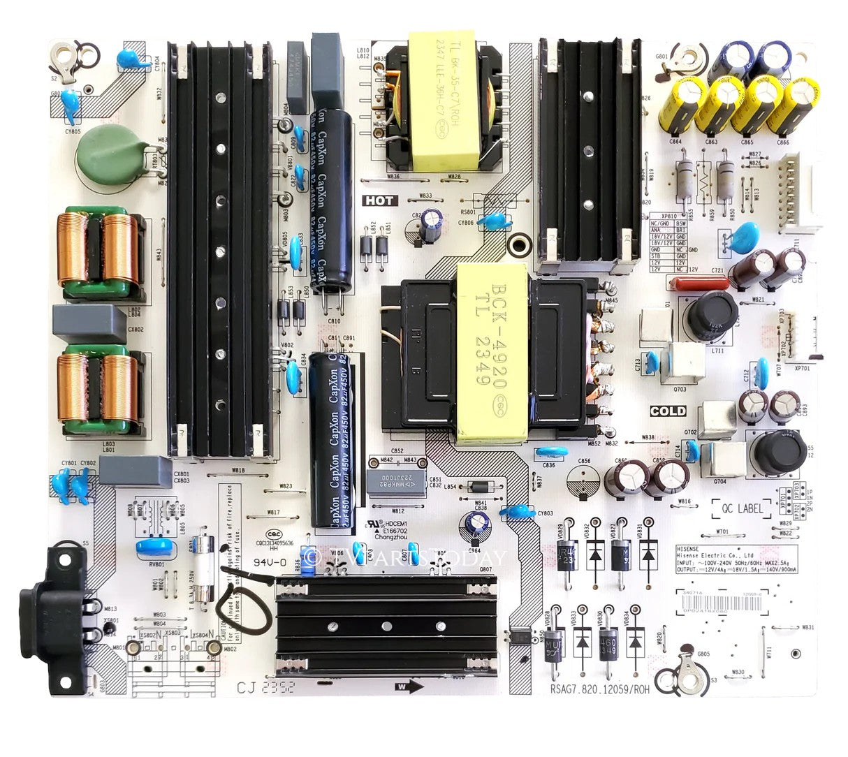 Hisense 340716 Power Supply for 70R6E4