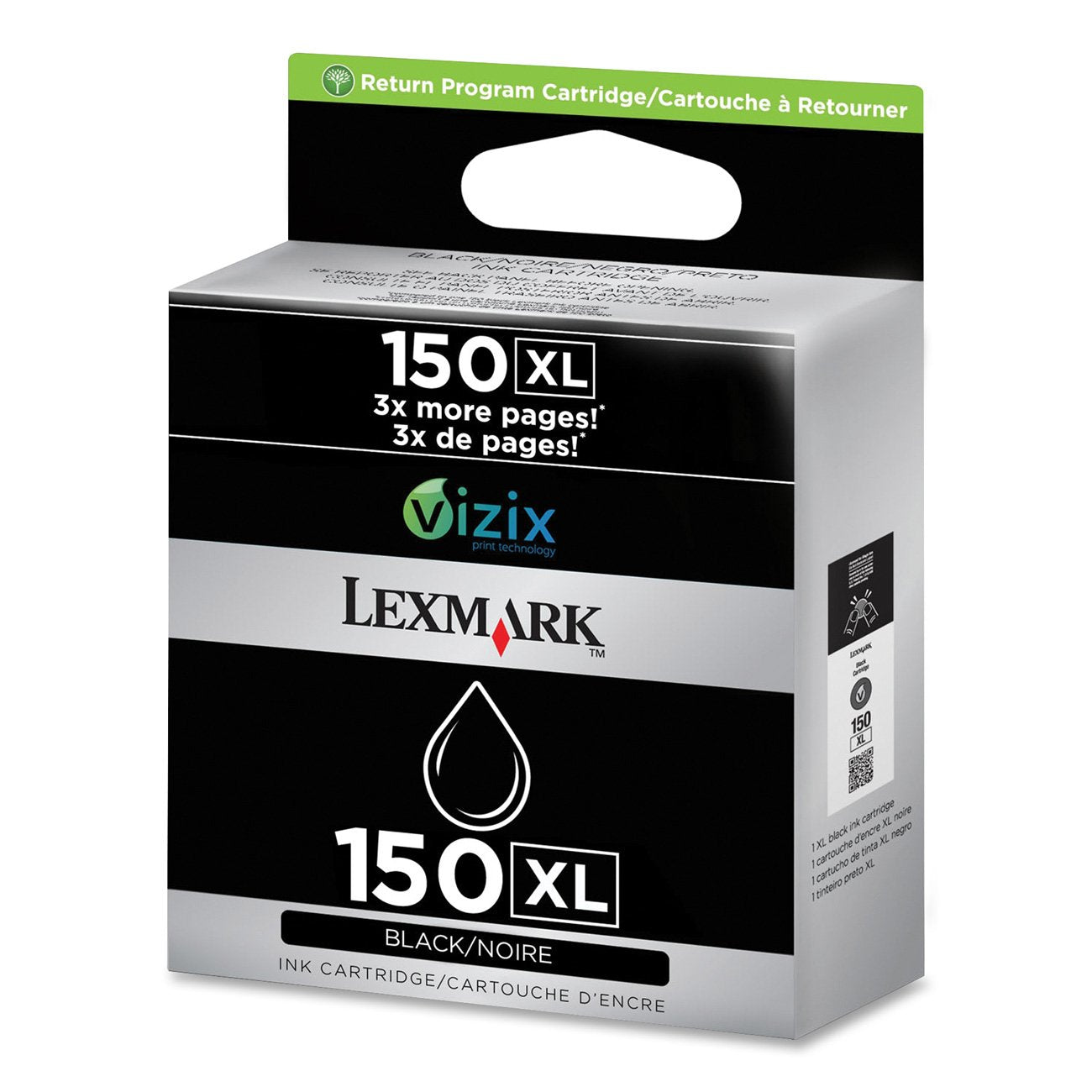New, Pre-Owned - Lexmark #150XL Black Ink Cartridge
