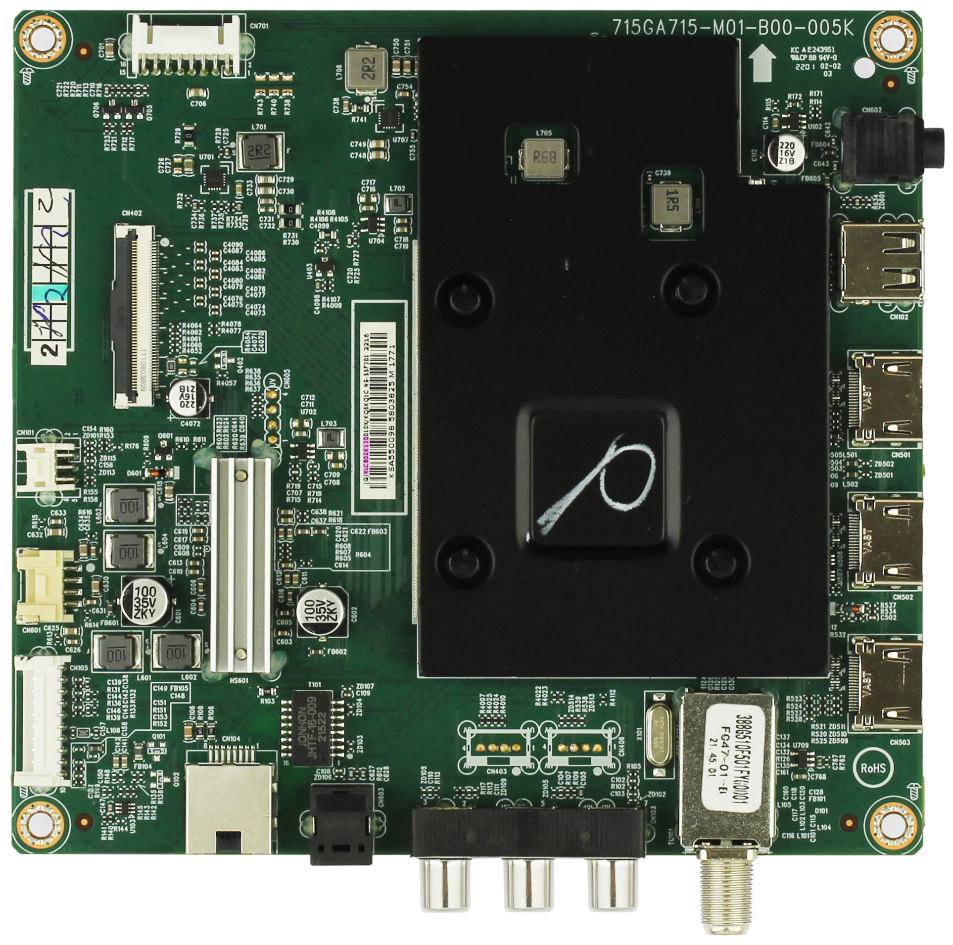 Insignia 756TXLCB02K130 Main Board NS-55F301NA22