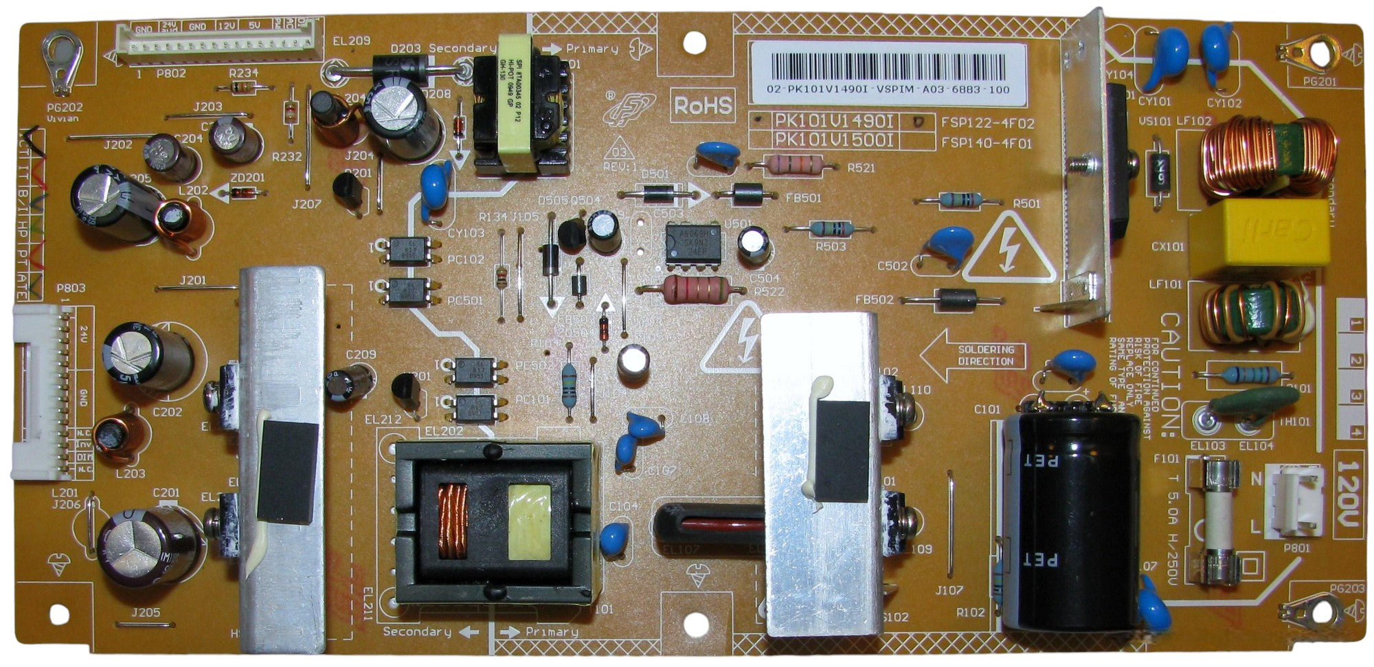 Toshiba 75017680 (PK101V1490I, FSP122-4F02) Power Supply Unit