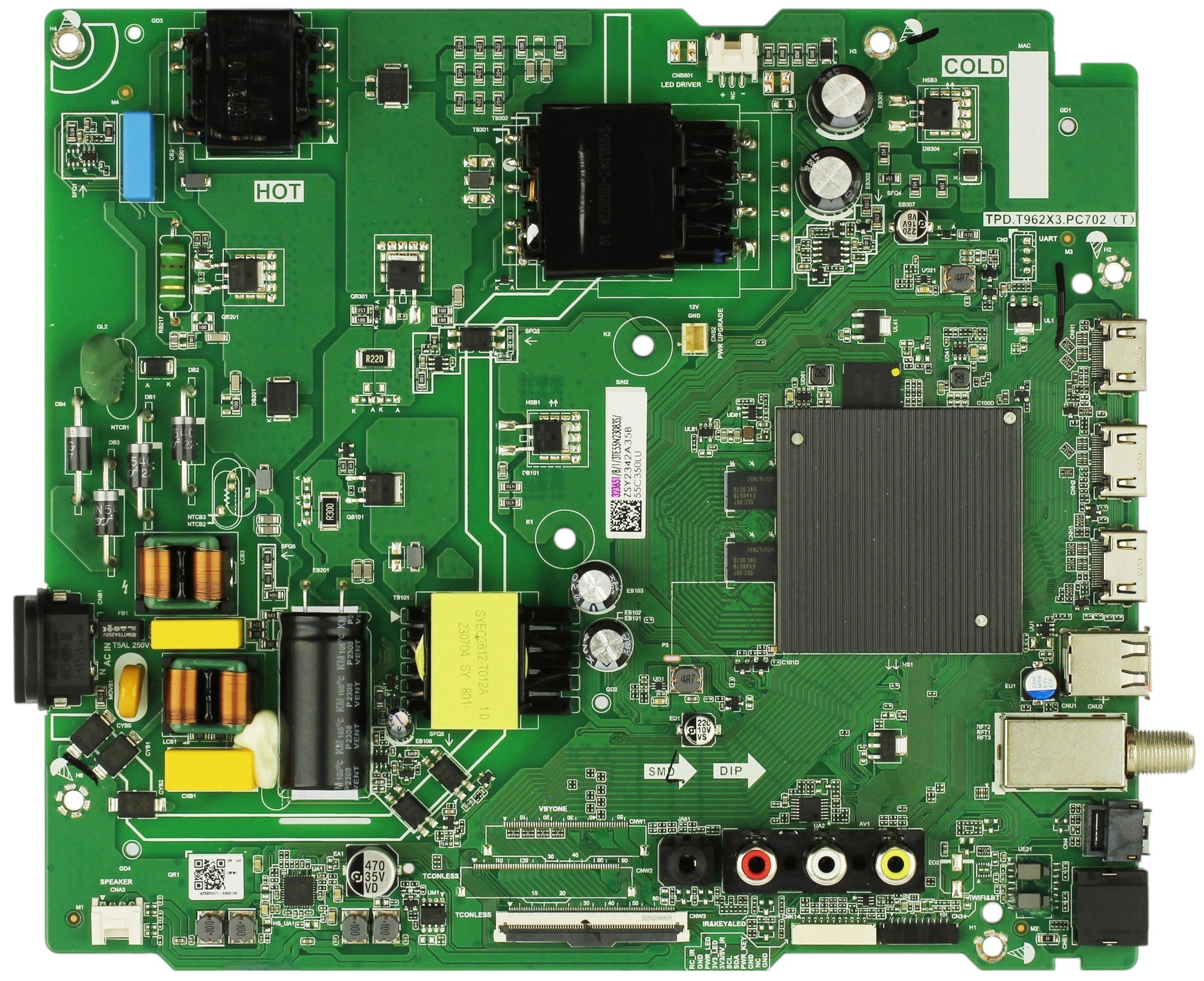 Toshiba Main Board/Power Supply 323651 for 55C350LU