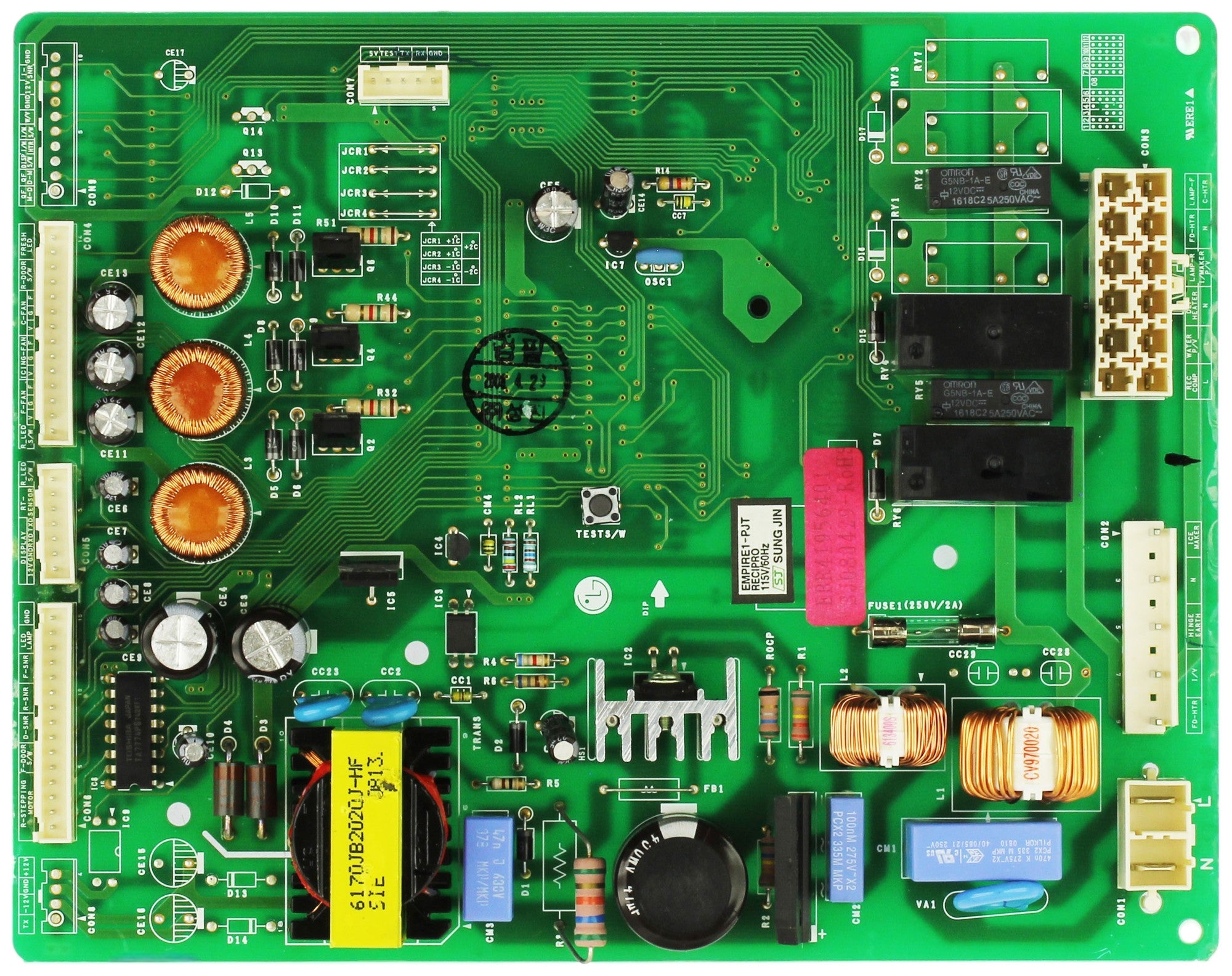 LG Refrigerator EBR41956401 Control Board
