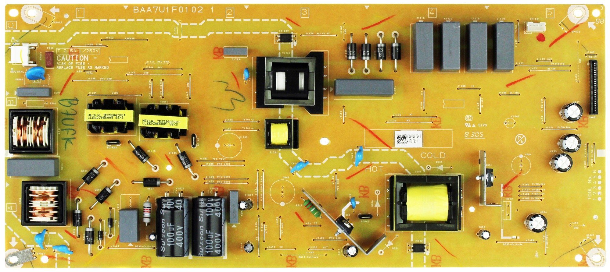Philips AB7UFMPW-001 Power Supply for 50PFL5703/F7 (ME1 Serial)