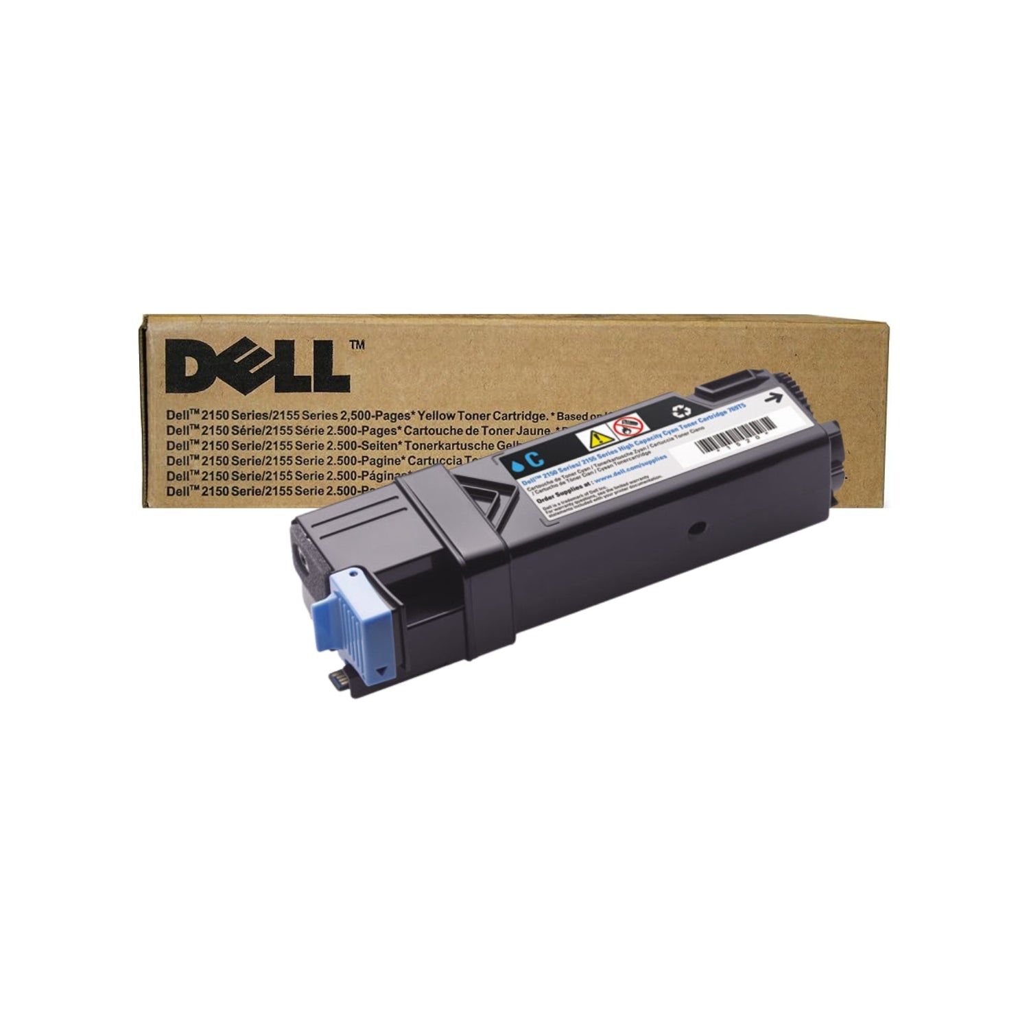 New, Pre-Owned - Dell 769T5 High Yield Cyan Toner Cartridge