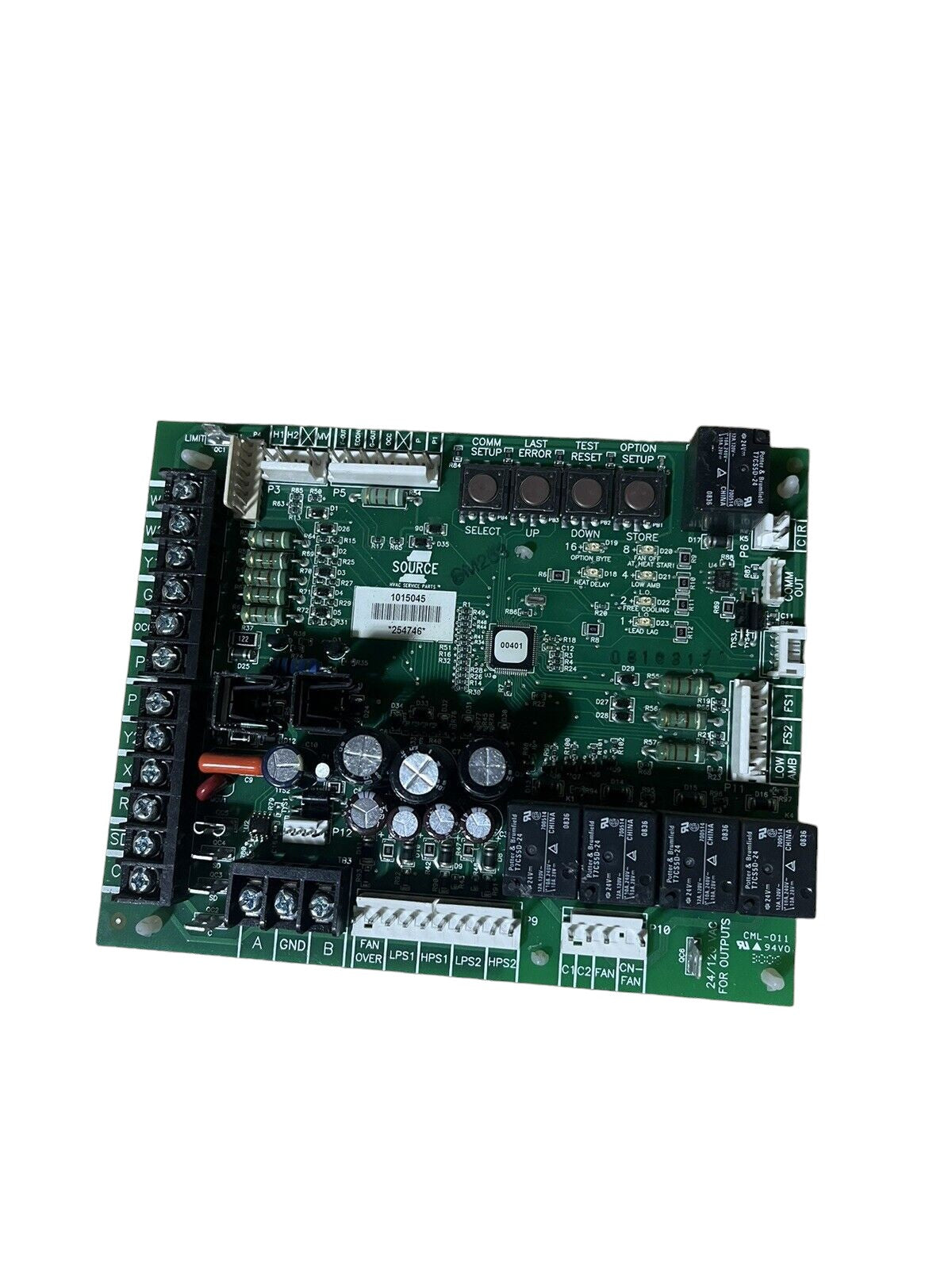 YORK 1015045 AC Control Circuit Board 254746