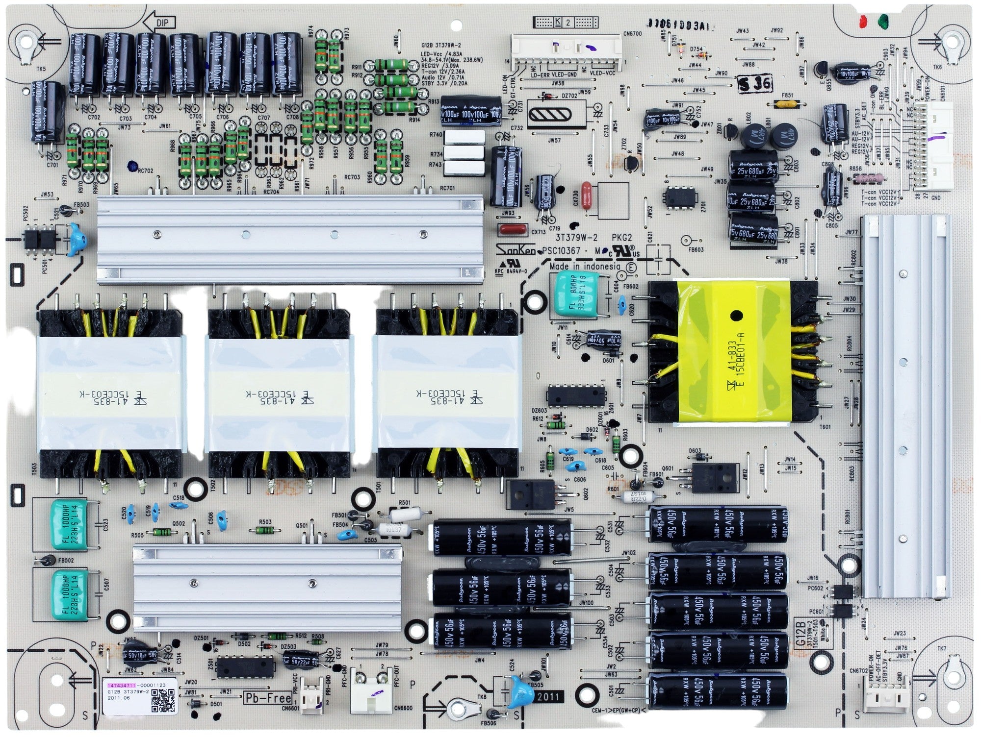 Sony 1-474-347-11 (3T379W-2) G12 Board for XBR-65HX929