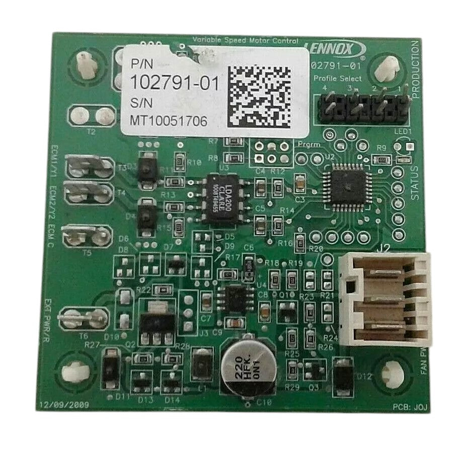LENNOX 102791-01 Heat Pump Control Circuit Board LER495100-10 (TESTED)
