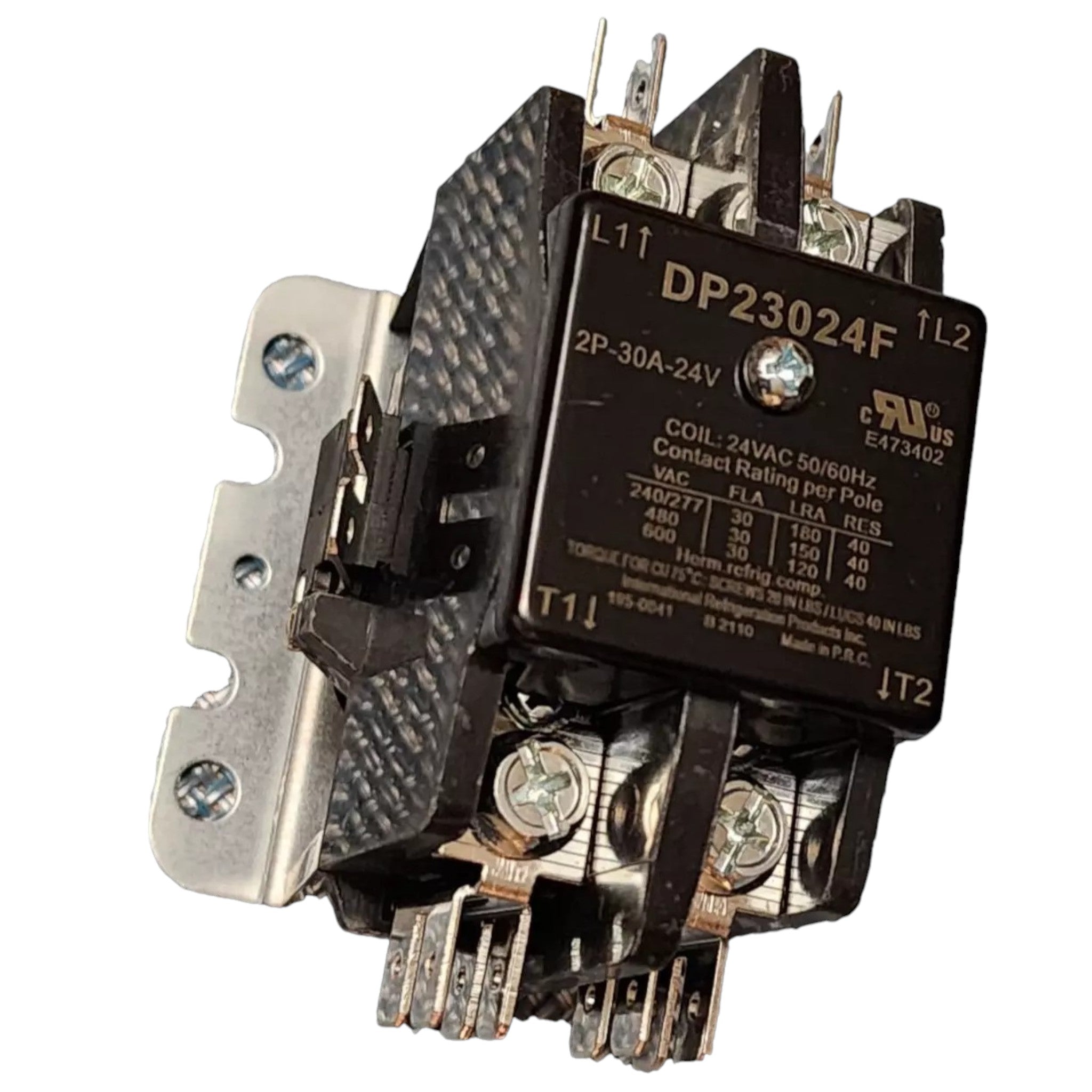 IRP DP23024F Definite Purpose Contactor 2 Pole 30 Amp 24 VAC Coil B83