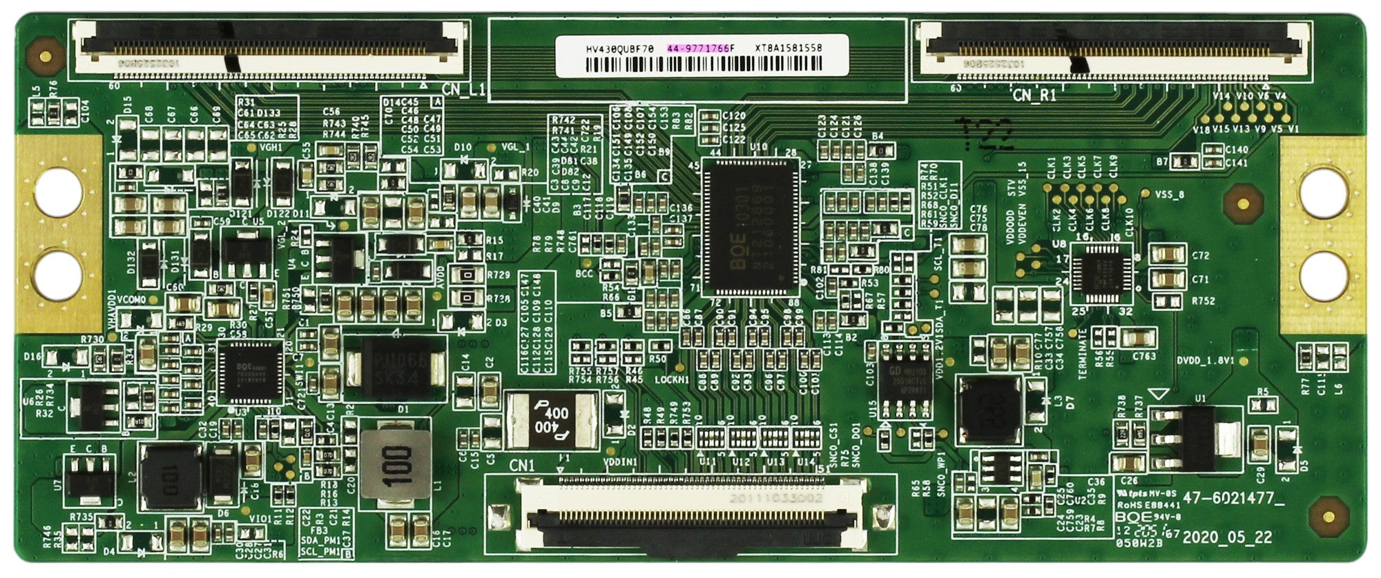 Philips 44-9771766 HV430QUBF70 T-Con Board