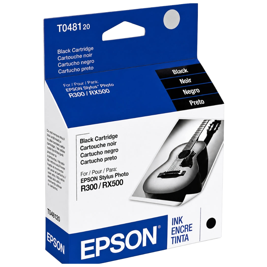 New, Pre-Owned - Epson (T048) Black Ink Cartridge, T048120