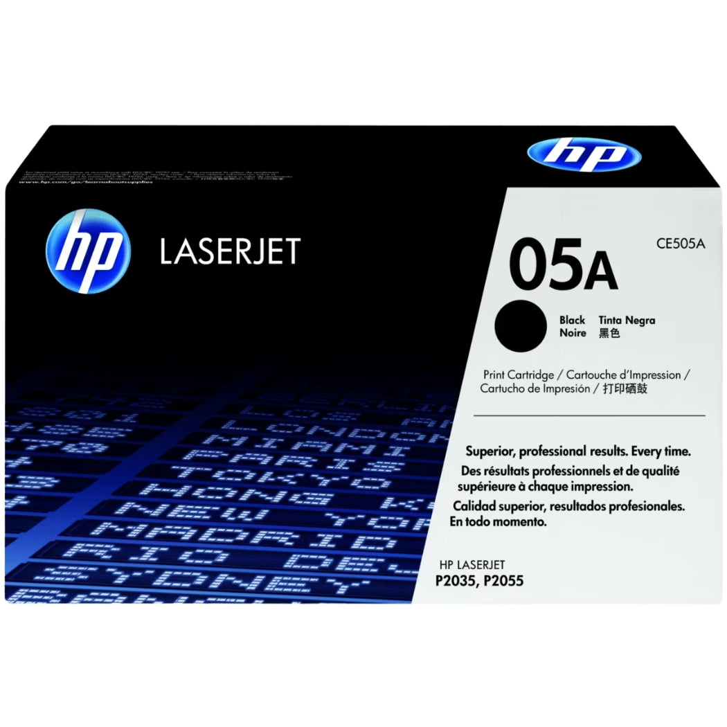 New, Pre-Owned - HP 05A High Yield Black LaserJet Toner Cartridge, CE505A