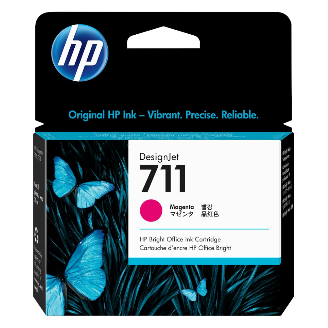 New, Pre-Owned - HP 711 29-ml (CZ131A) Magenta DesignJet Ink Cartridge
