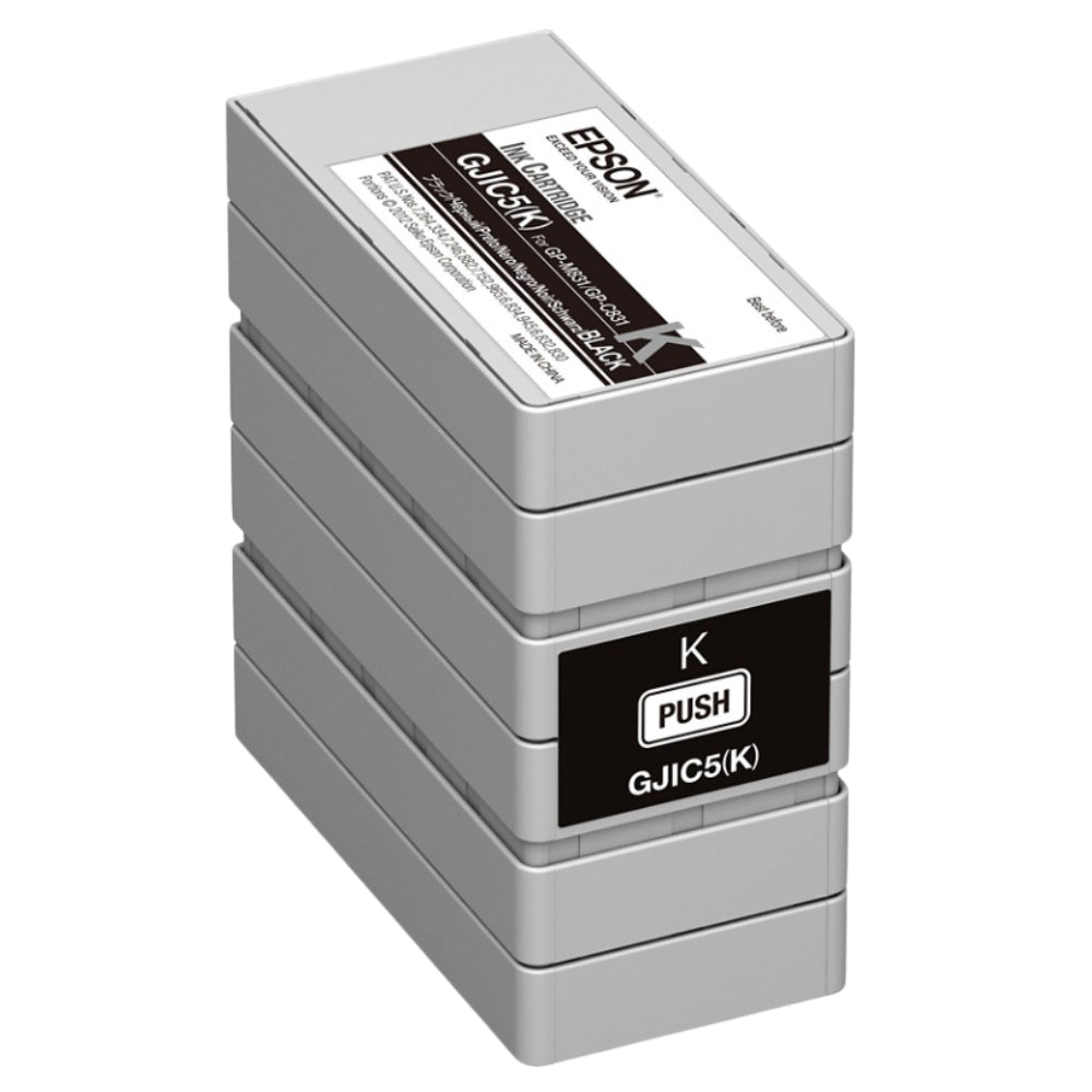New, Pre-Owned - Epson GJIC5 High Yield Black Ink Cartridge, C13S020563