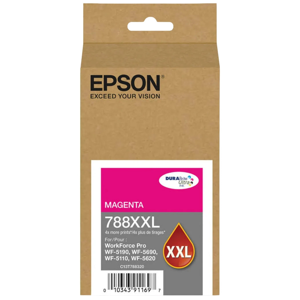 New, Pre-Owned - Epson T788XXL Extra High-Yield Magenta DURABrite Ink Cartridge, T788XXL320