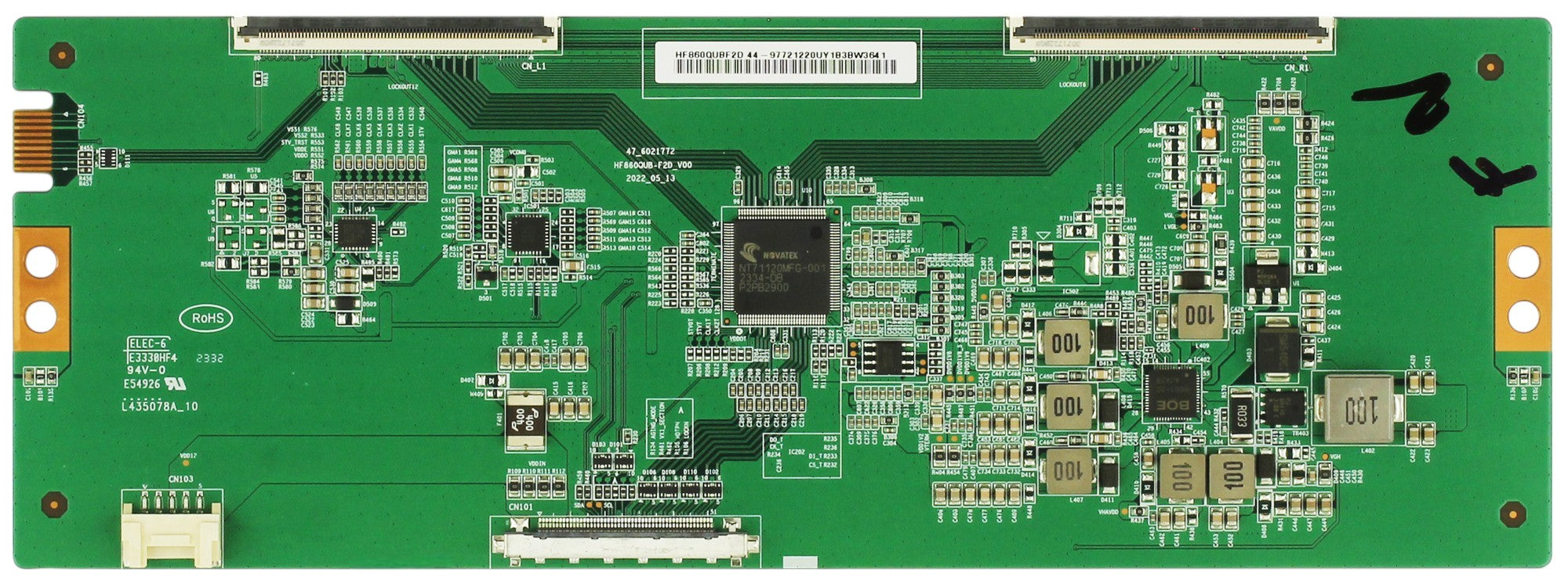LG 44-9772122 T-Con Board