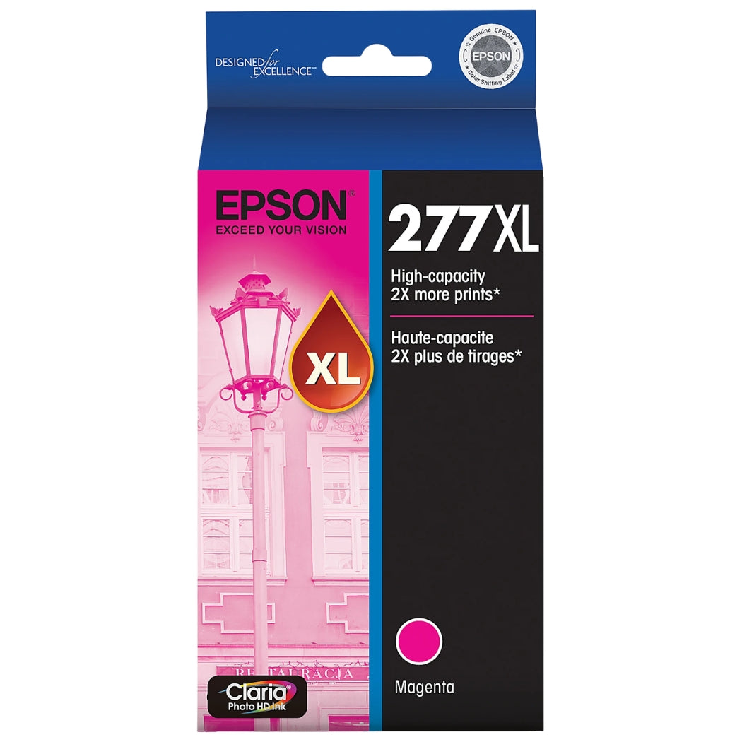 New, Pre-Owned - Epson 277XL High-Yield Magenta Inkjet Cartridge, T277XL320-S