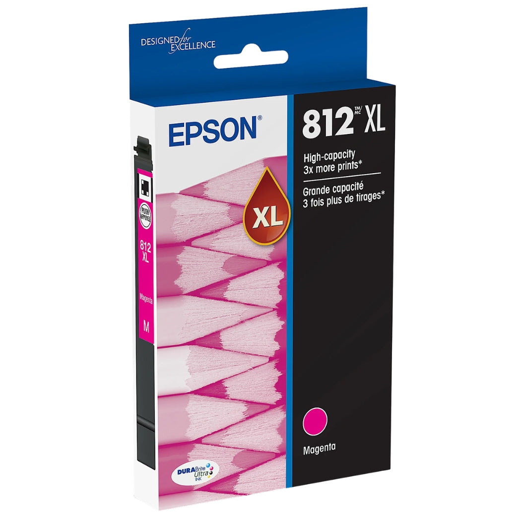 New, Pre-Owned - Epson T812XL Magenta High Yield Ink Cartridge (T812XL320-S)