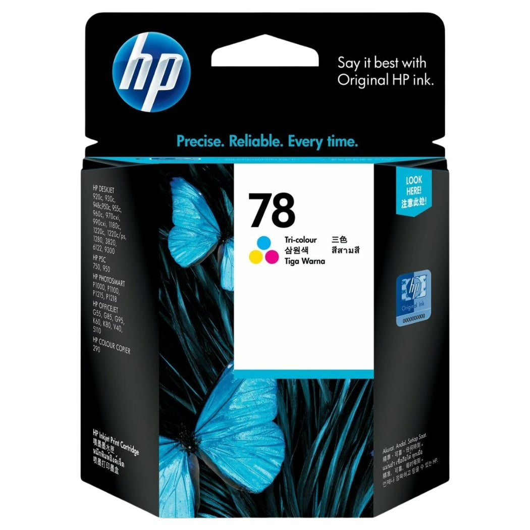 New, Pre-Owned - HP 78 (C6578AN) Color Ink Cartridges